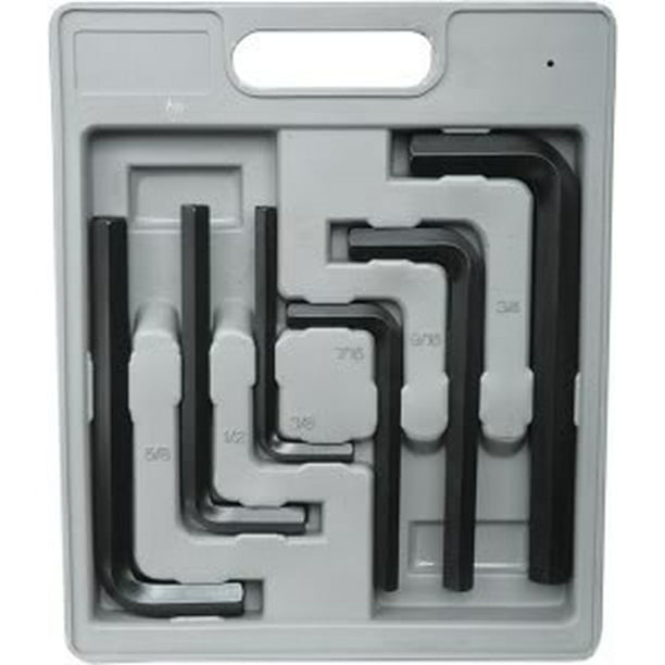 12 Pc JUMBO METRIC SAE Hex Keys Set Allen Wrenches MM Standard Large Tools 